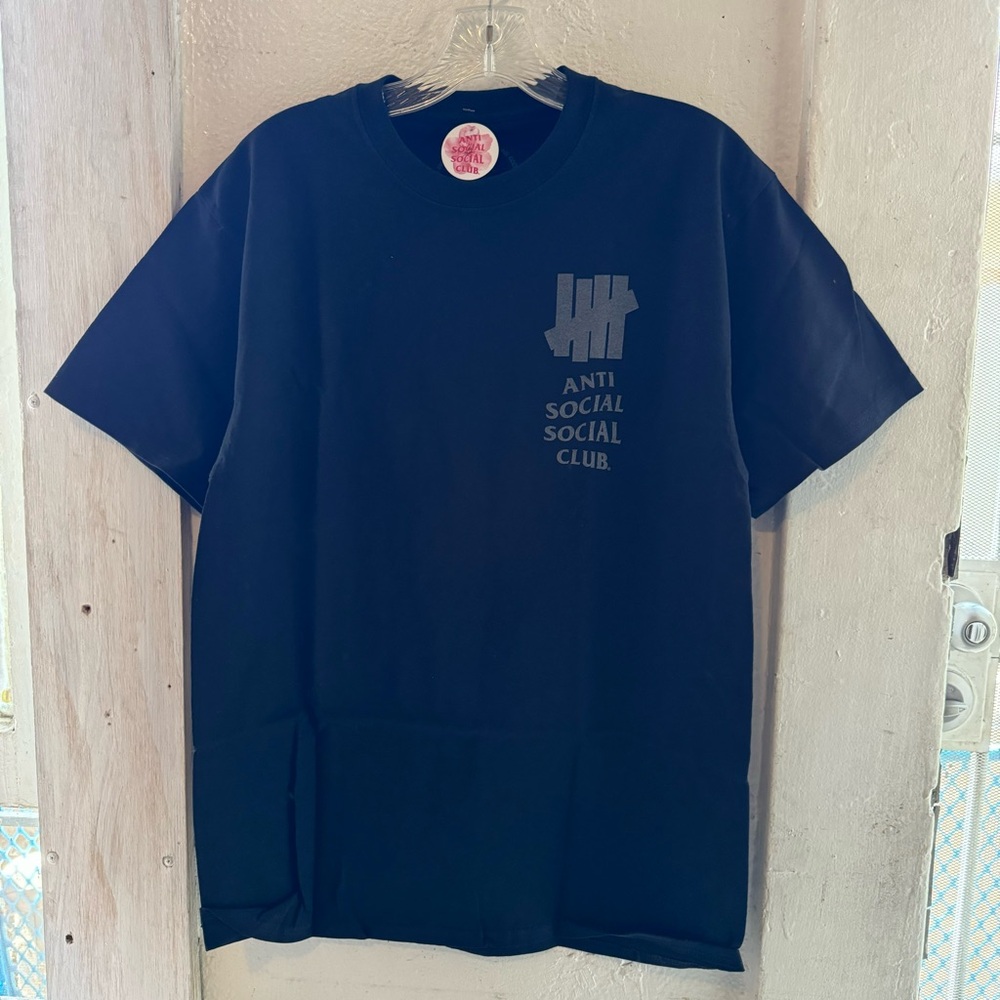NEW Anti Social Social Club x Undefeated Lock 3M Tee 'Black' Size M
